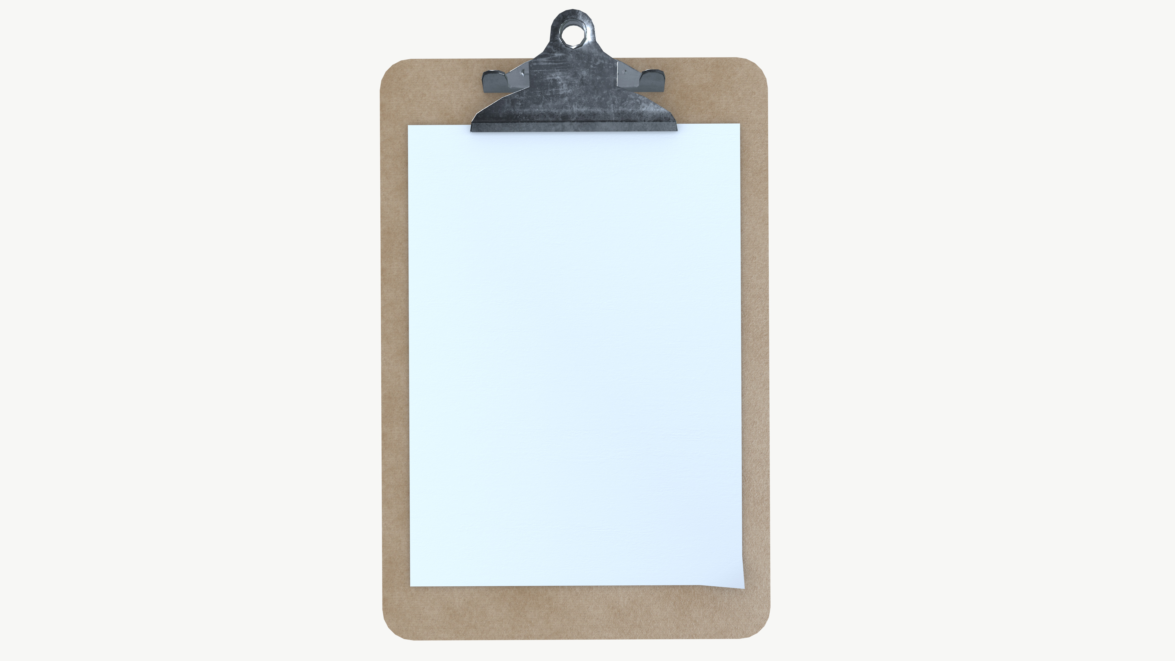 Clip Board 3D model_2