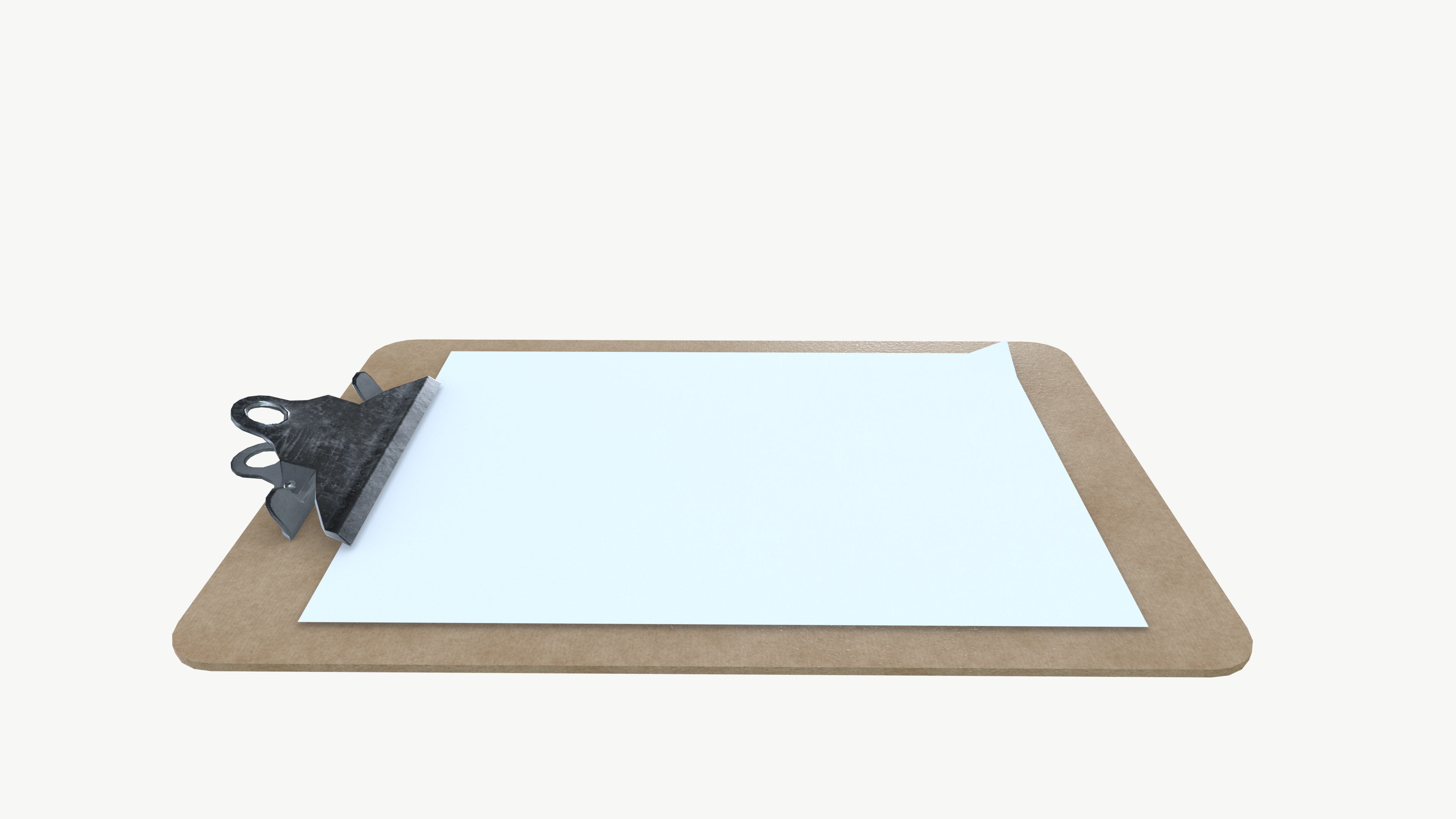 Clip Board 3D model_4