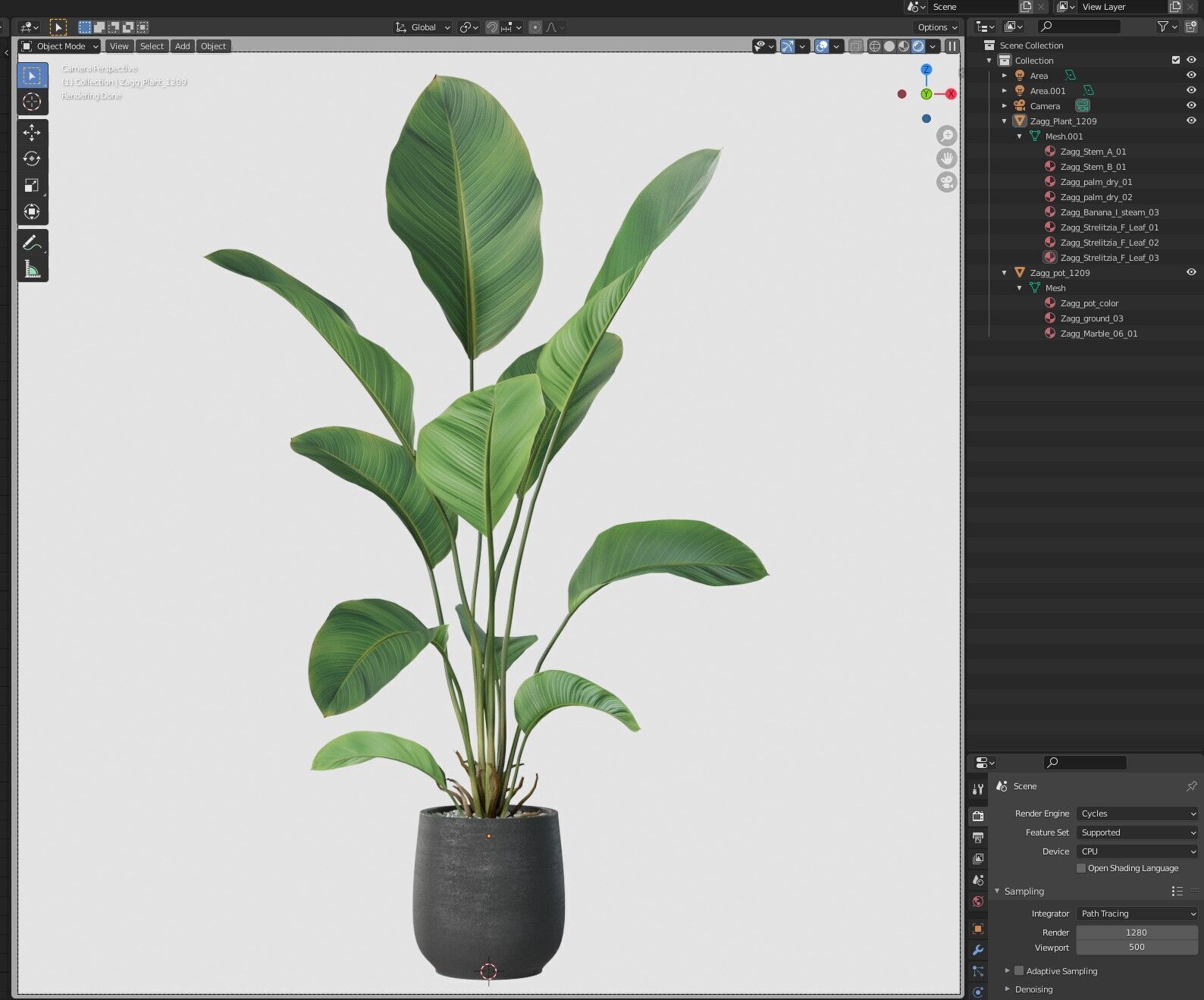 Plant 1209 3D model_6