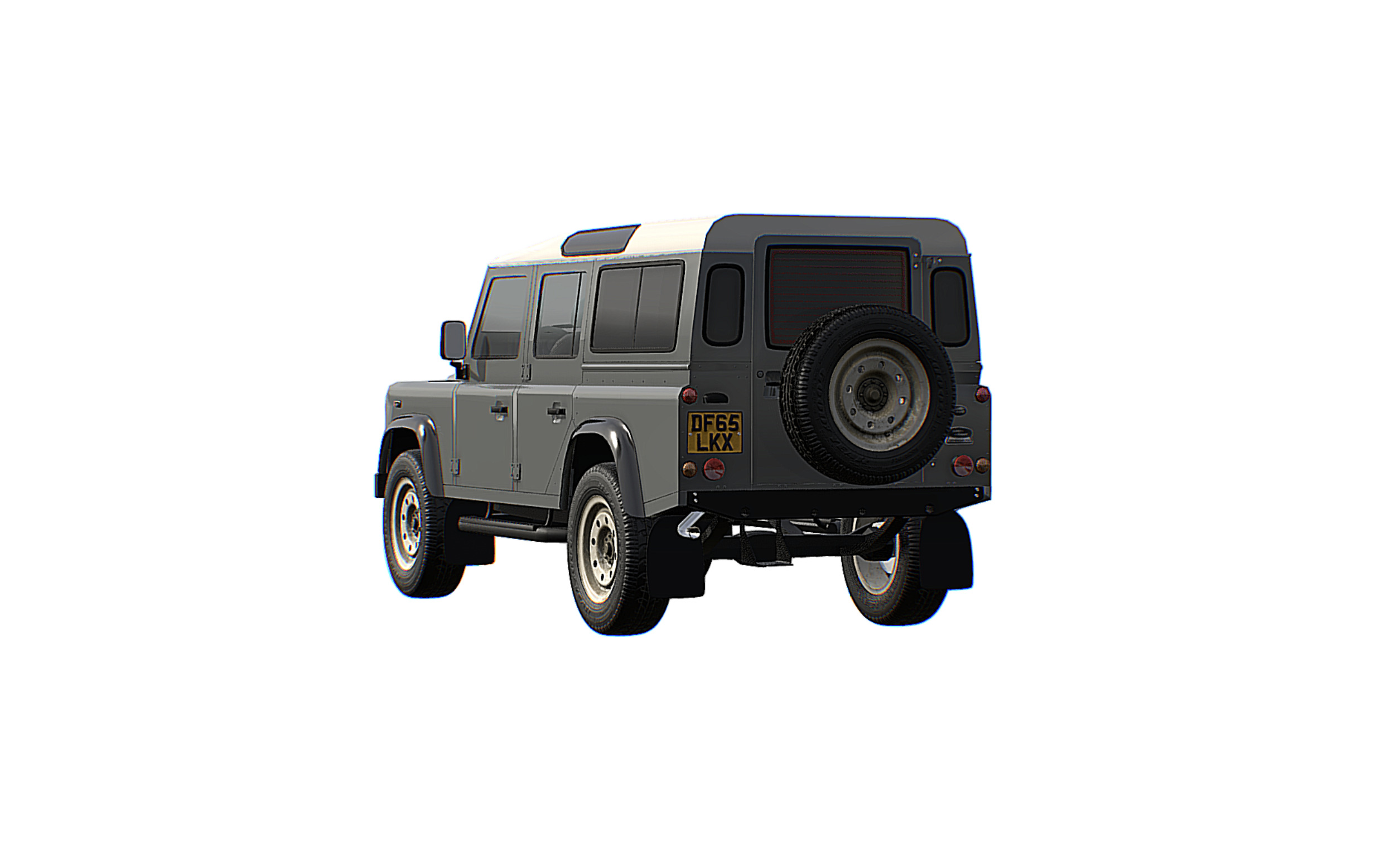 Land Rover Defender 110 Low-poly 3D model_10
