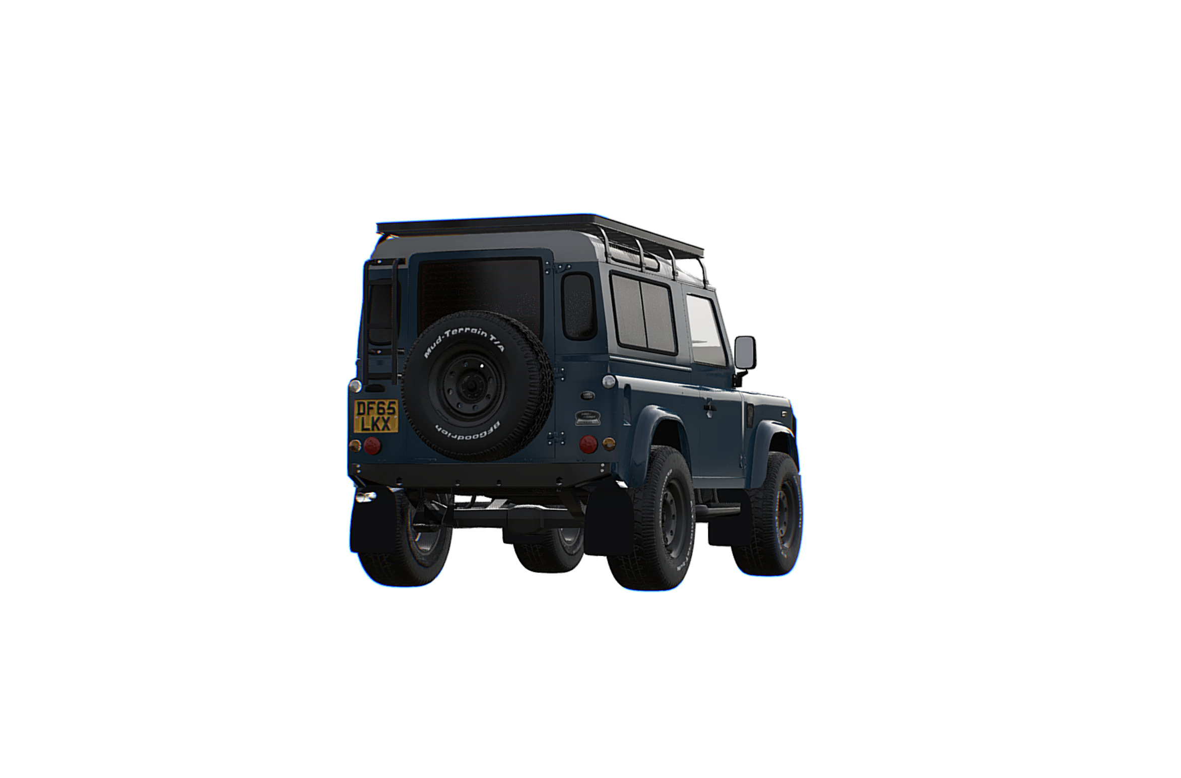 Land Rover Defender 90 Low-poly 3D model_18