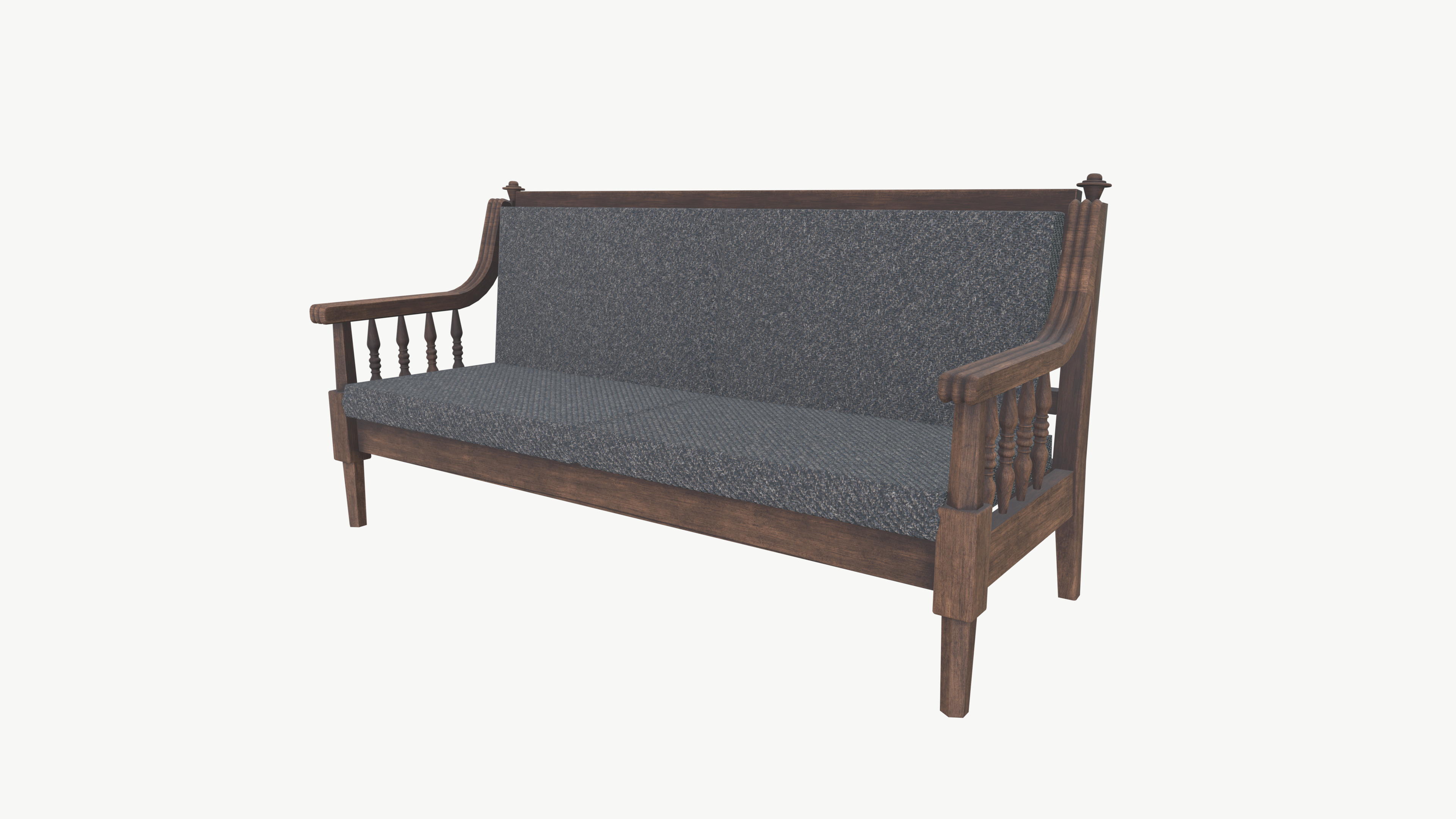 Office Sofa 3D model_3