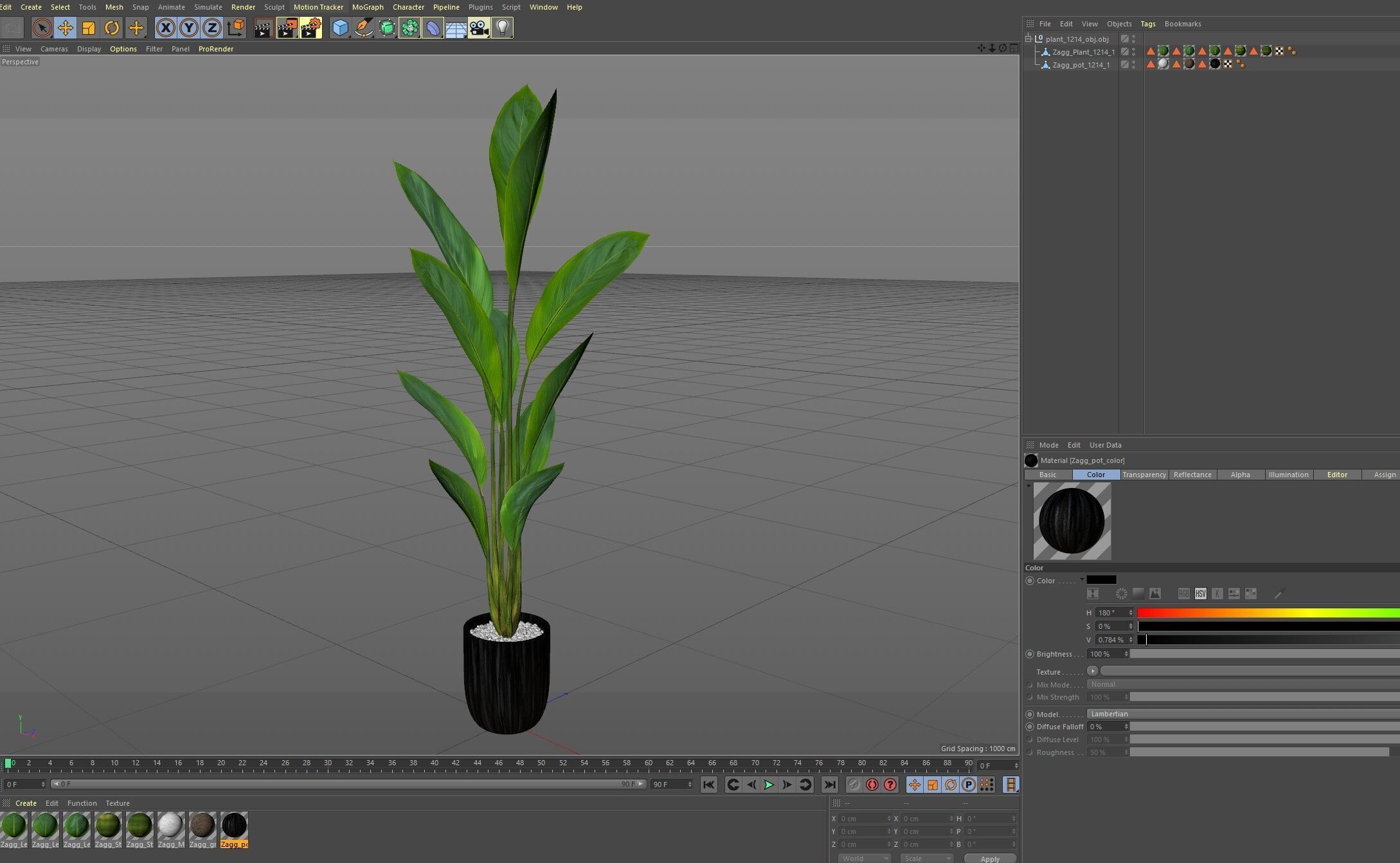 Plant 1214 3D model_7