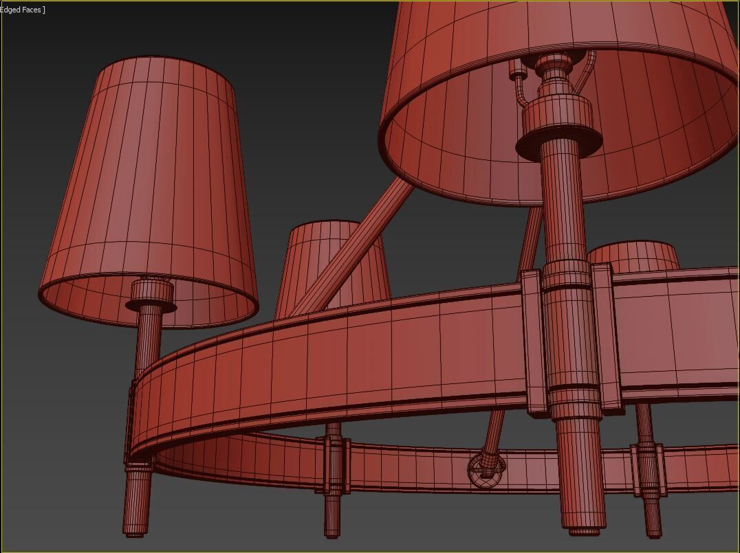 Hastings Round Chandelier 3D model_14