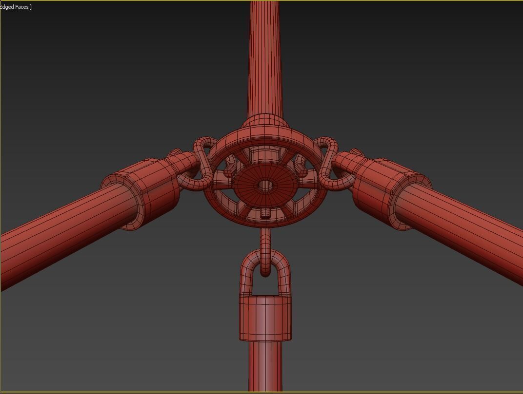 Hastings Round Chandelier 3D model_13