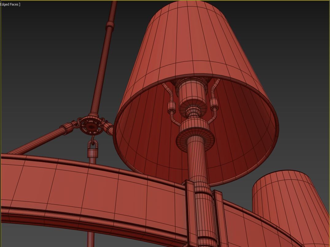 Hastings Round Chandelier 3D model_12