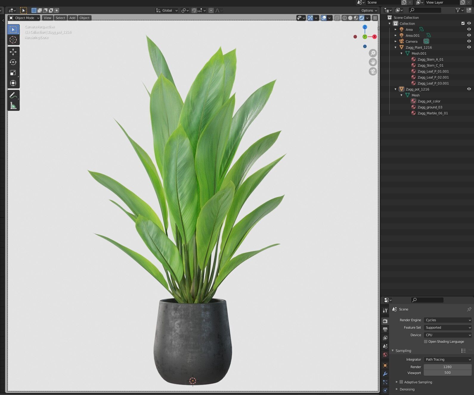  Plant 1216 3D model_5