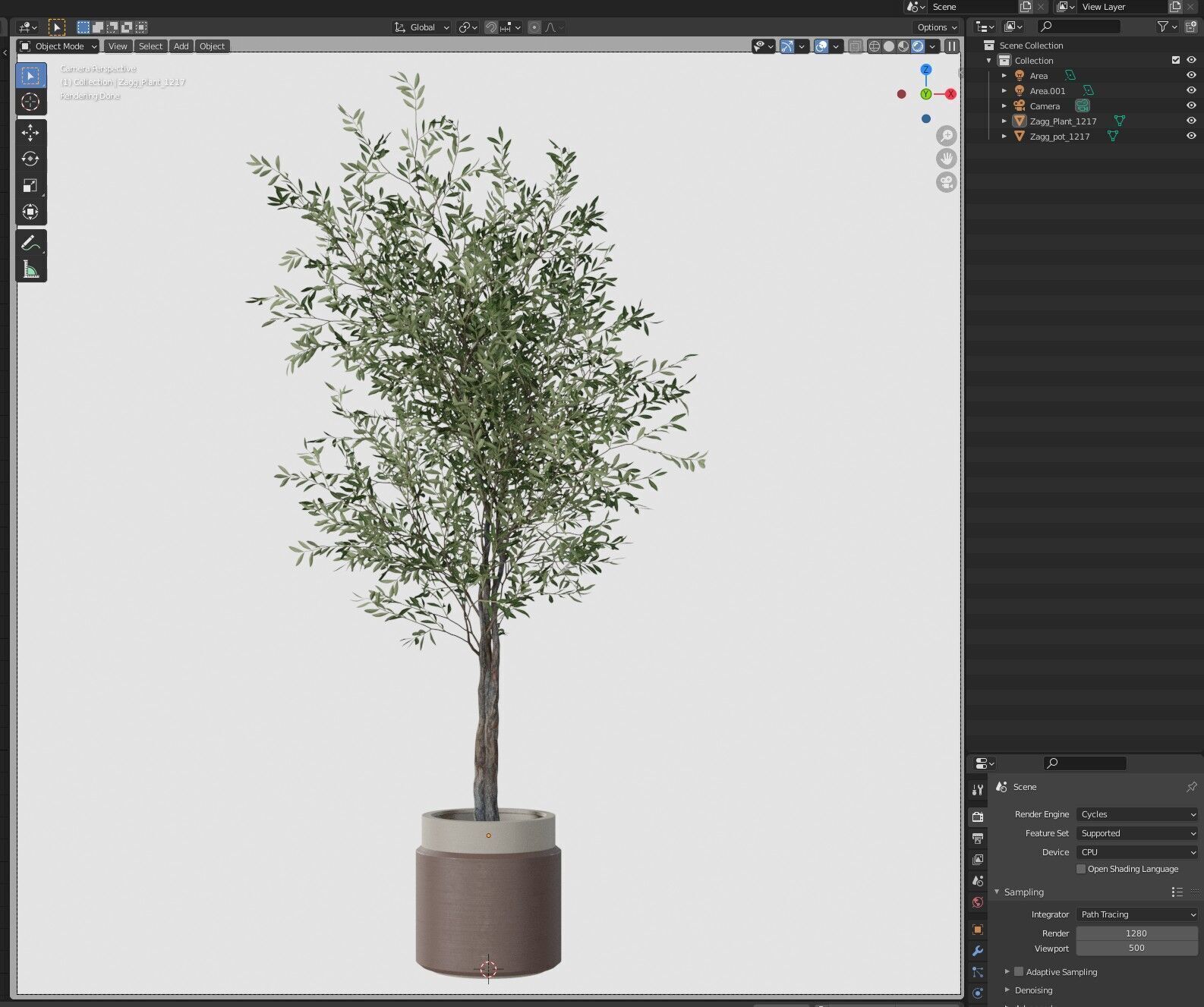 Plant 1216 3D model_6