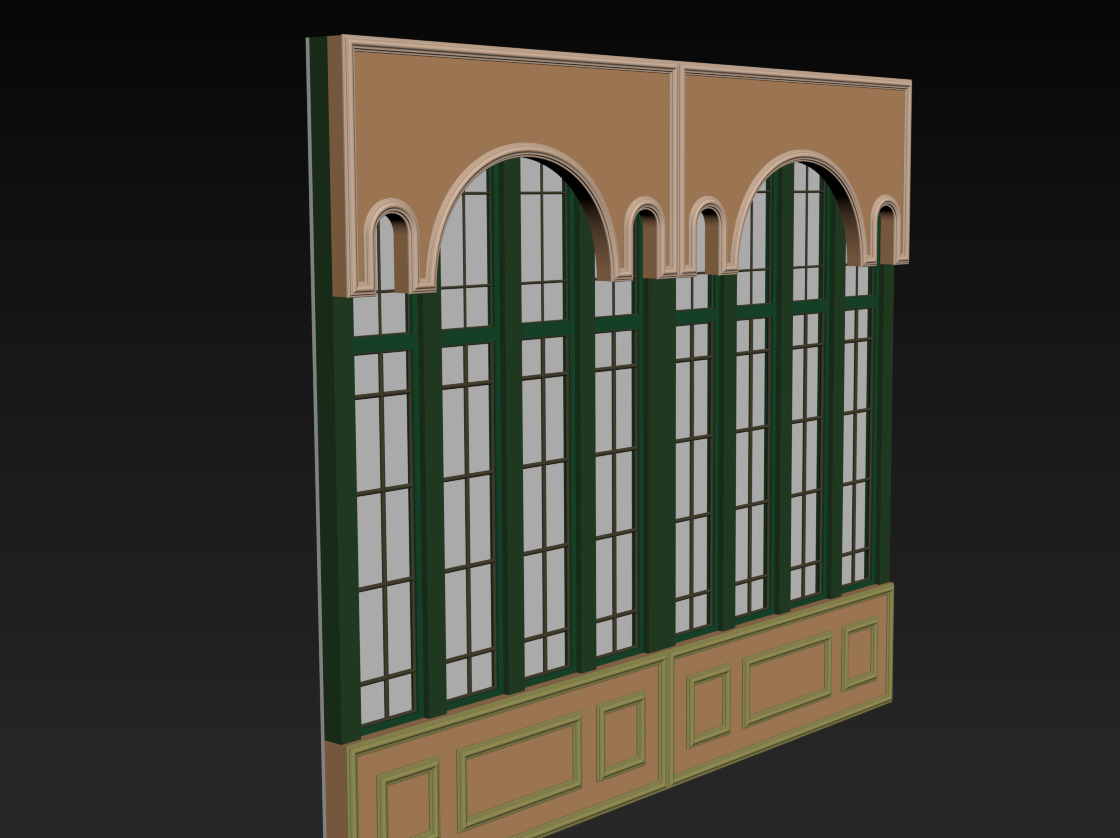 Interior Wall Panel 3d Modle wall Panel D 3D model_11