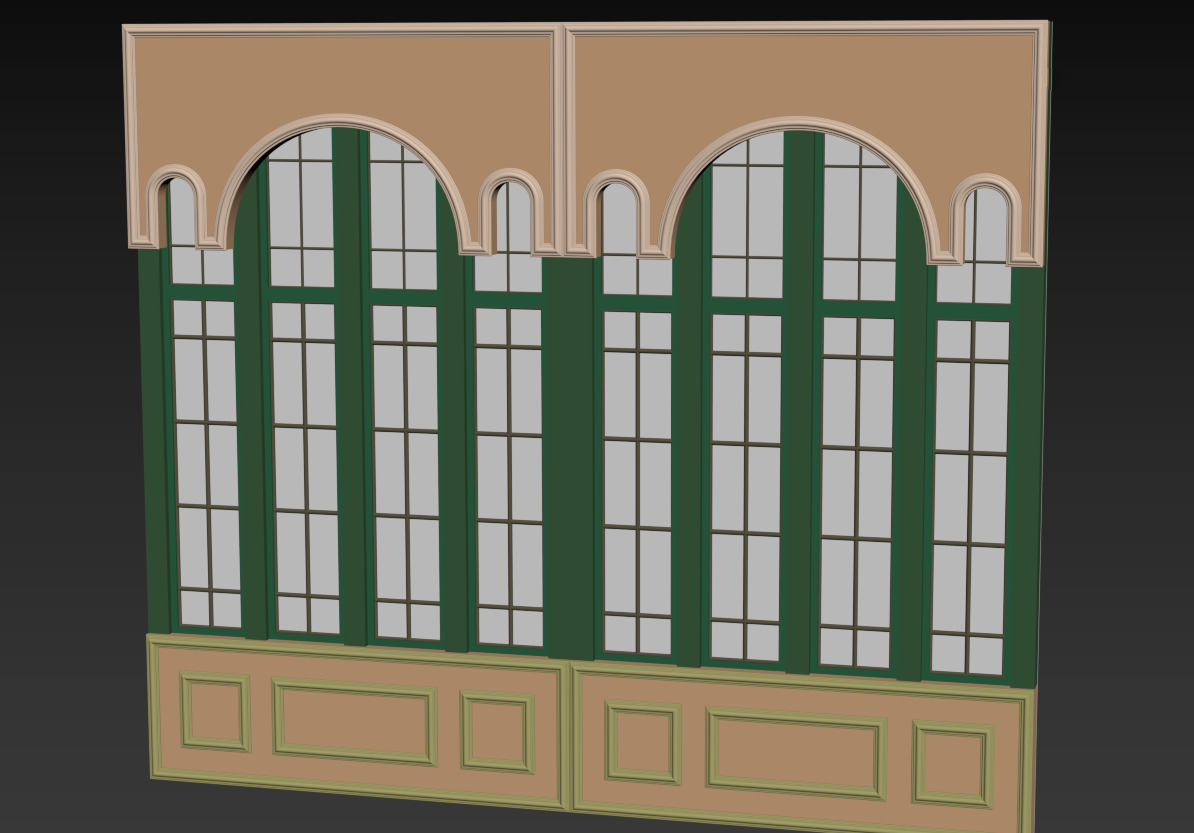 Interior Wall Panel 3d Modle wall Panel D 3D model_8