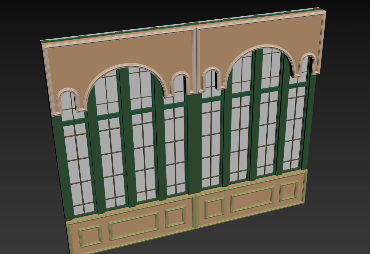 Interior Wall Panel 3d Modle wall Panel D 3D model_10