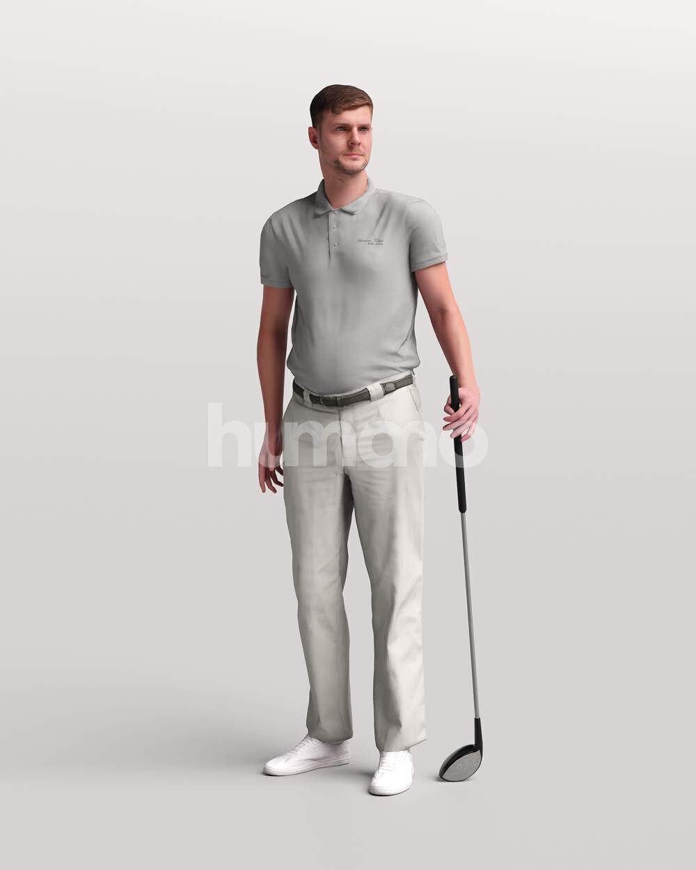 Humano 12 - Collection 2308-GOLF XL-SHOOTING -32 x 3D models  3D model_15