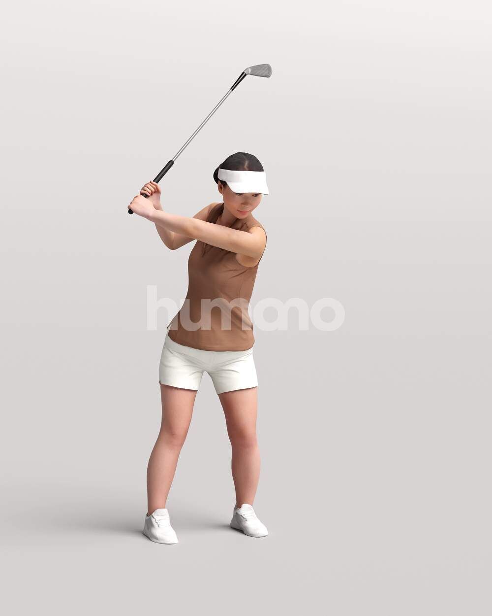 Humano 12 - Collection 2308-GOLF XL-SHOOTING -32 x 3D models  3D model_30