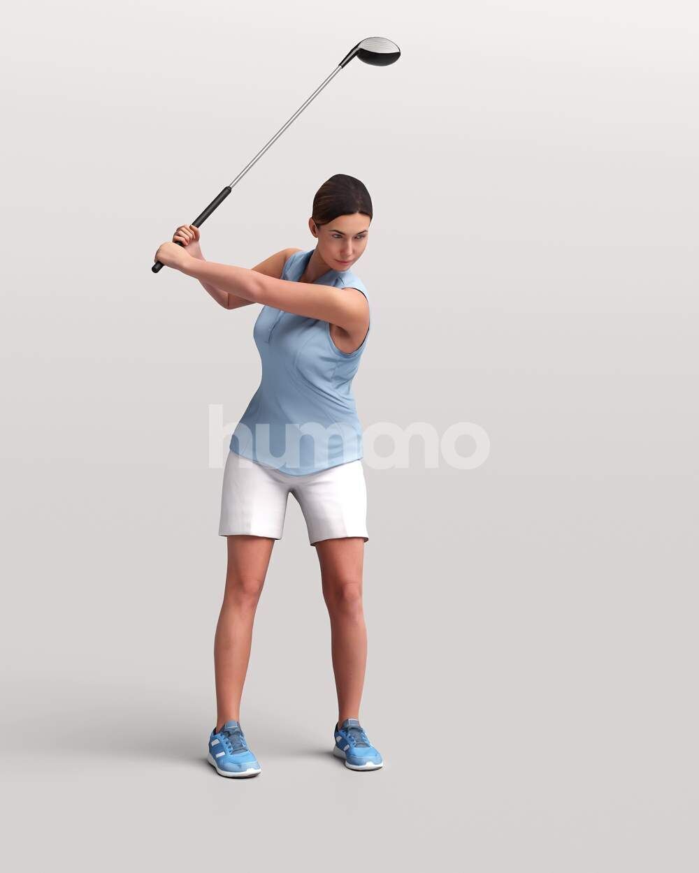 Humano 12 - Collection 2308-GOLF XL-SHOOTING -32 x 3D models  3D model_6