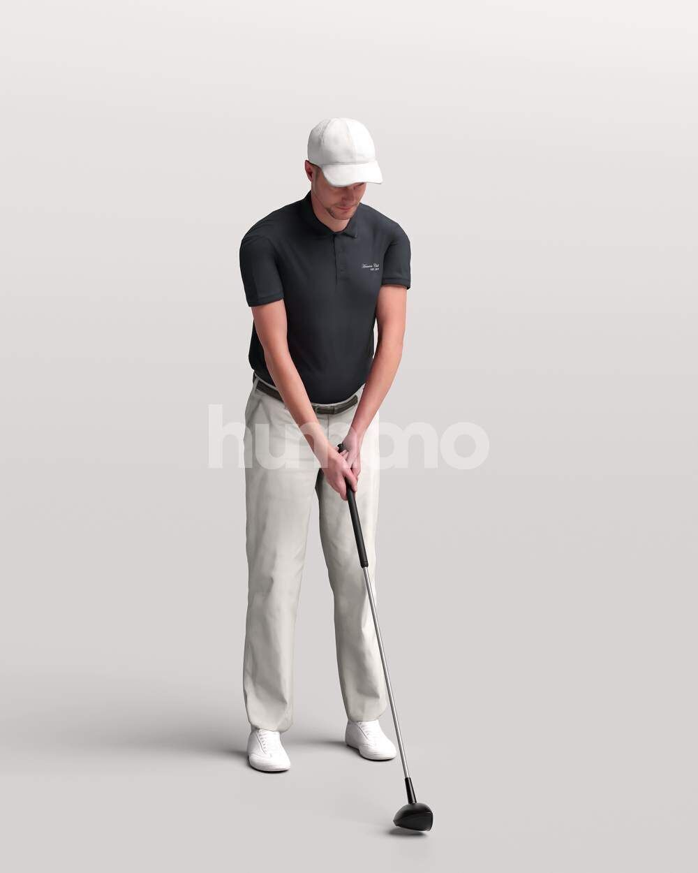 Humano 12 - Collection 2308-GOLF XL-SHOOTING -32 x 3D models  3D model_14
