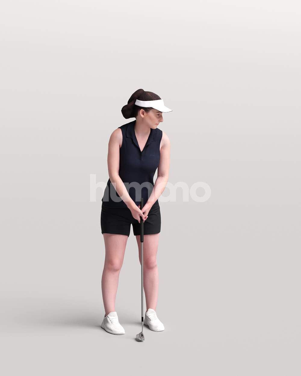Humano 12 - Collection 2308-GOLF XL-SHOOTING -32 x 3D models  3D model_24