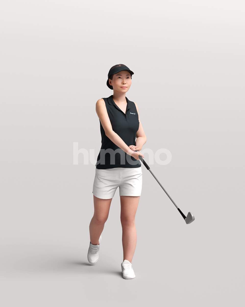 Humano 12 - Collection 2308-GOLF XL-SHOOTING -32 x 3D models  3D model_29