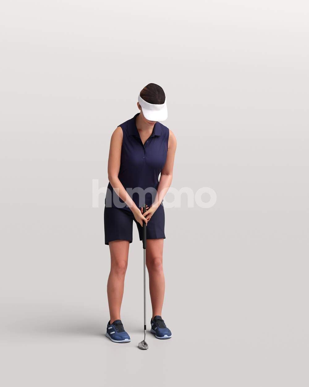 Humano 12 - Collection 2308-GOLF XL-SHOOTING -32 x 3D models  3D model_4