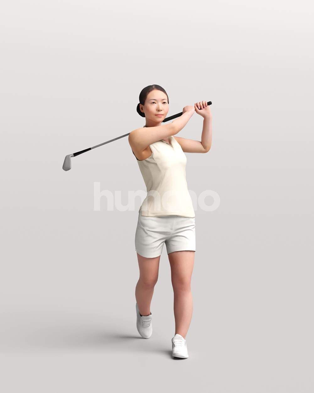 Humano 12 - Collection 2308-GOLF XL-SHOOTING -32 x 3D models  3D model_28