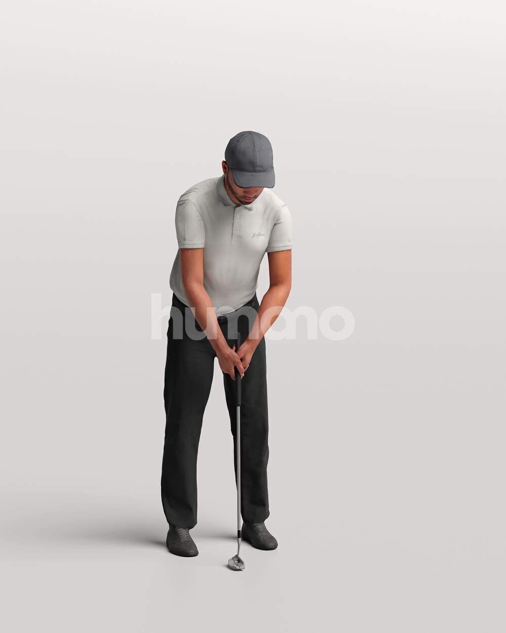Humano 12 - Collection 2308-GOLF XL-SHOOTING -32 x 3D models  3D model_18
