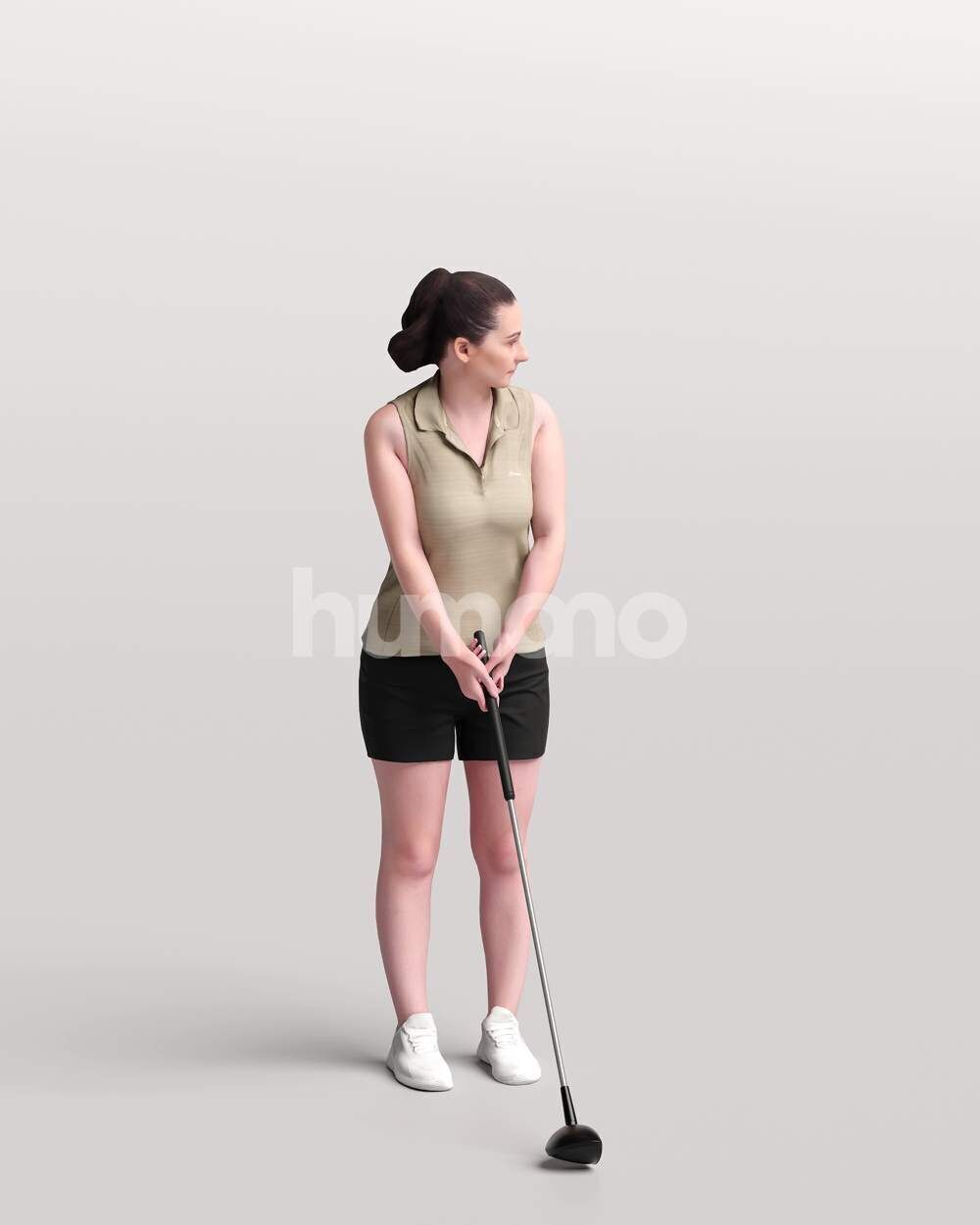 Humano 12 - Collection 2308-GOLF XL-SHOOTING -32 x 3D models  3D model_25