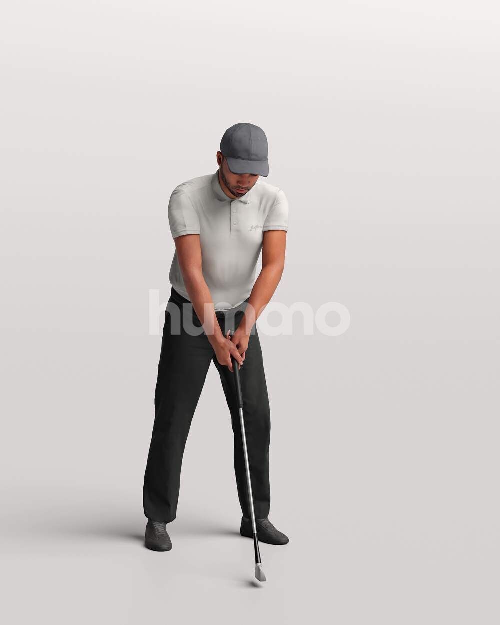 Humano 12 - Collection 2308-GOLF XL-SHOOTING -32 x 3D models  3D model_21