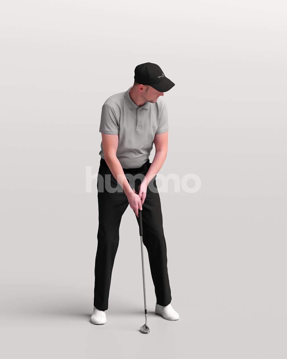 Humano 12 - Collection 2308-GOLF XL-SHOOTING -32 x 3D models  3D model_13