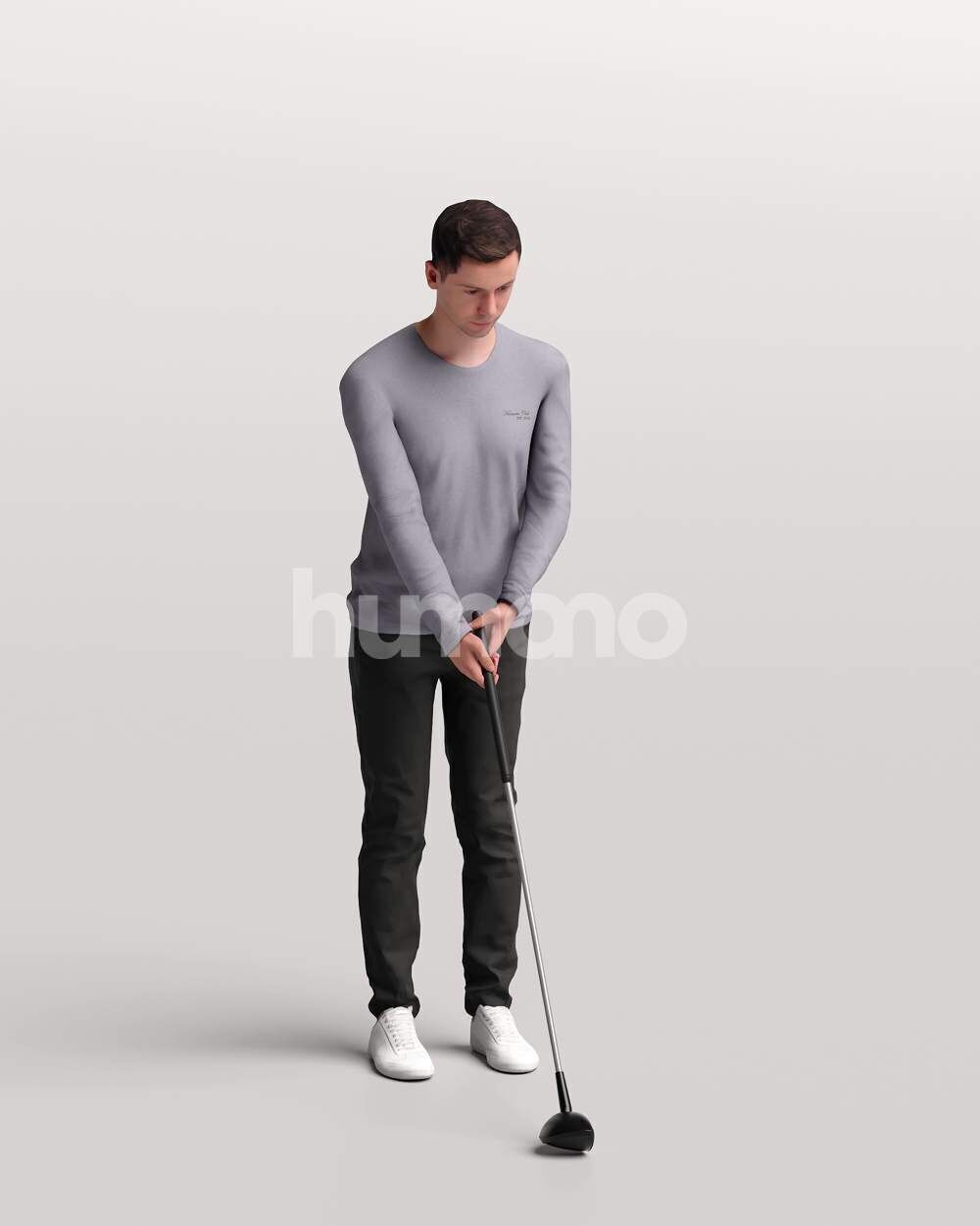Humano 12 - Collection 2308-GOLF XL-SHOOTING -32 x 3D models  3D model_9