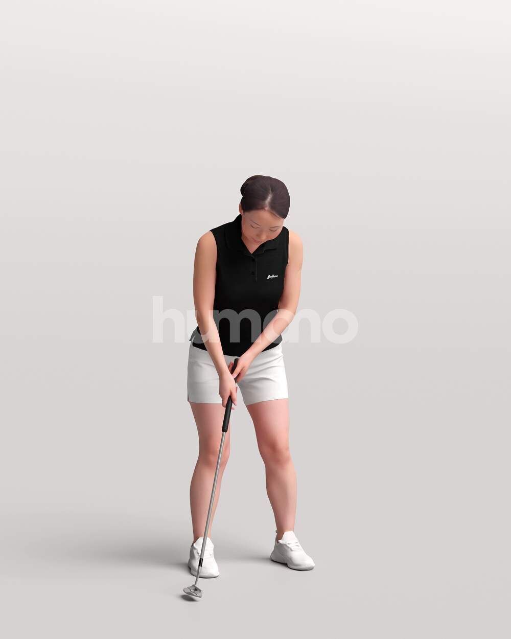 Humano 12 - Collection 2308-GOLF XL-SHOOTING -32 x 3D models  3D model_31