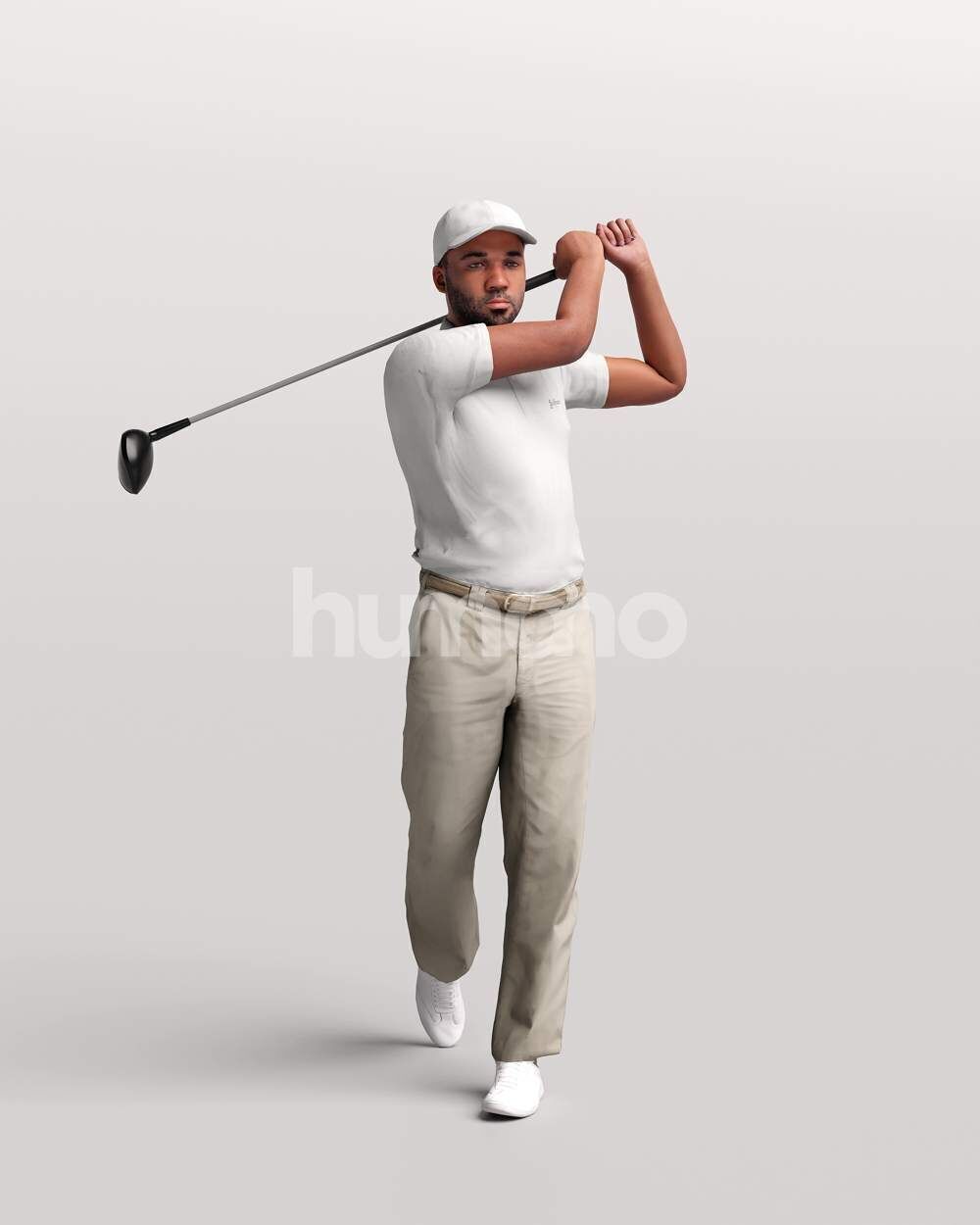Humano 12 - Collection 2308-GOLF XL-SHOOTING -32 x 3D models  3D model_17