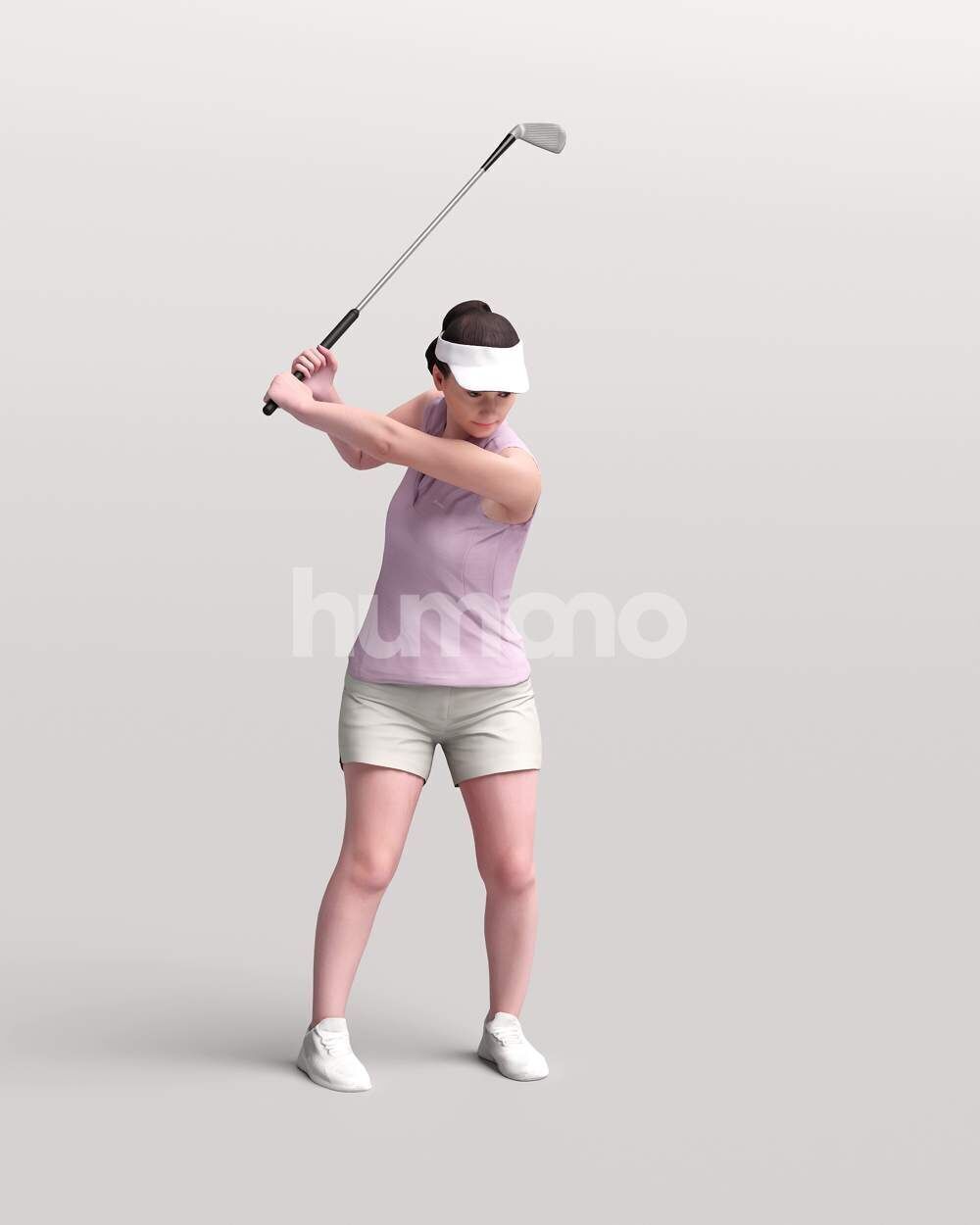 Humano 12 - Collection 2308-GOLF XL-SHOOTING -32 x 3D models  3D model_27