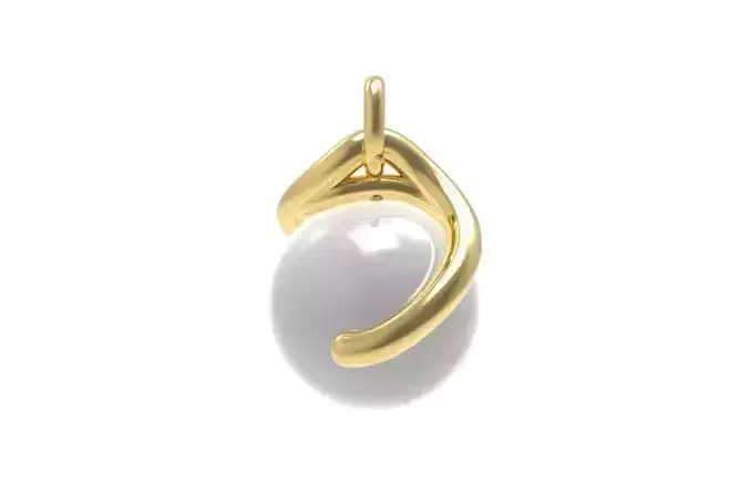 pearl bail 3D print model