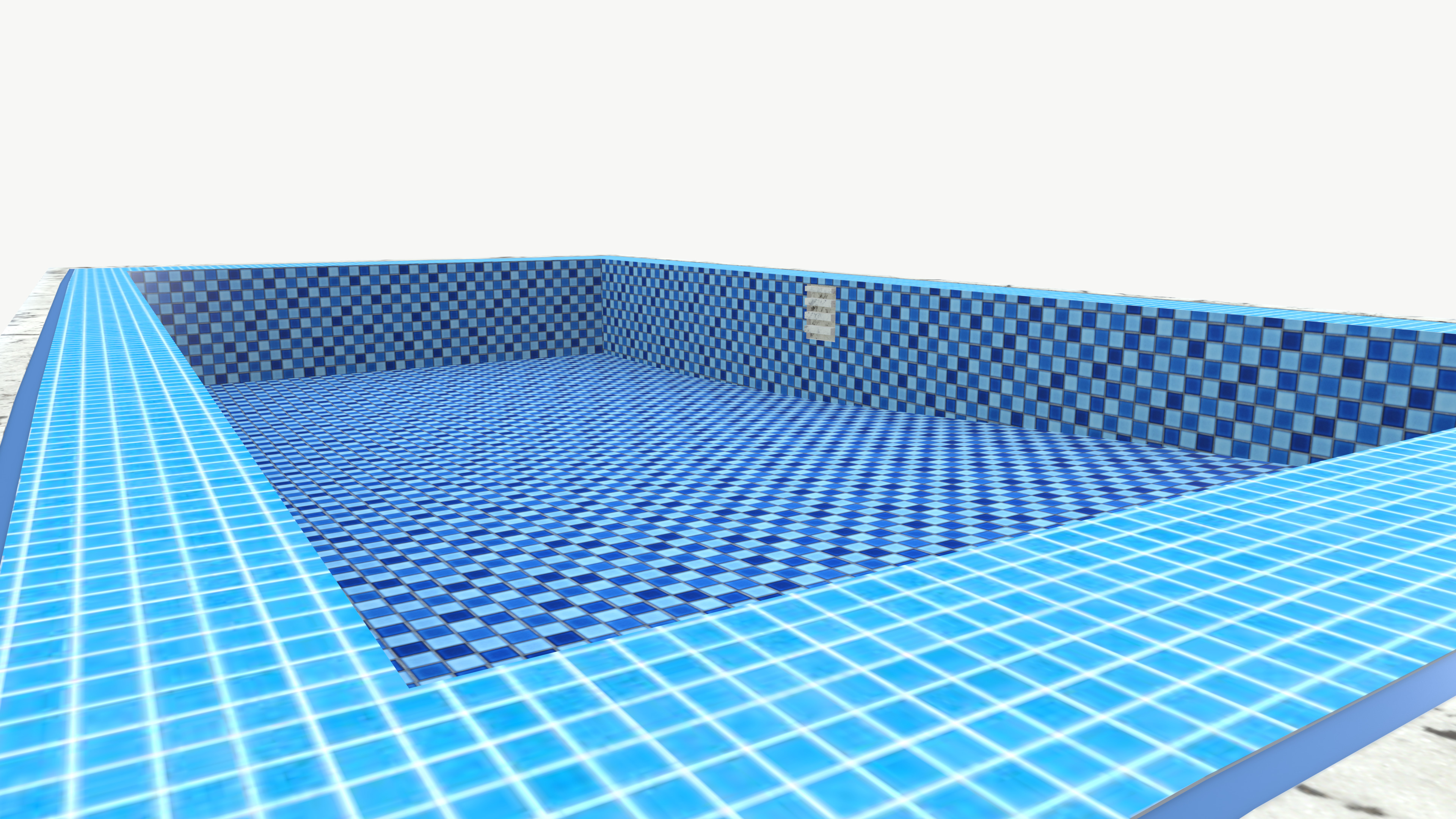 Swimming Pool 3D model_2