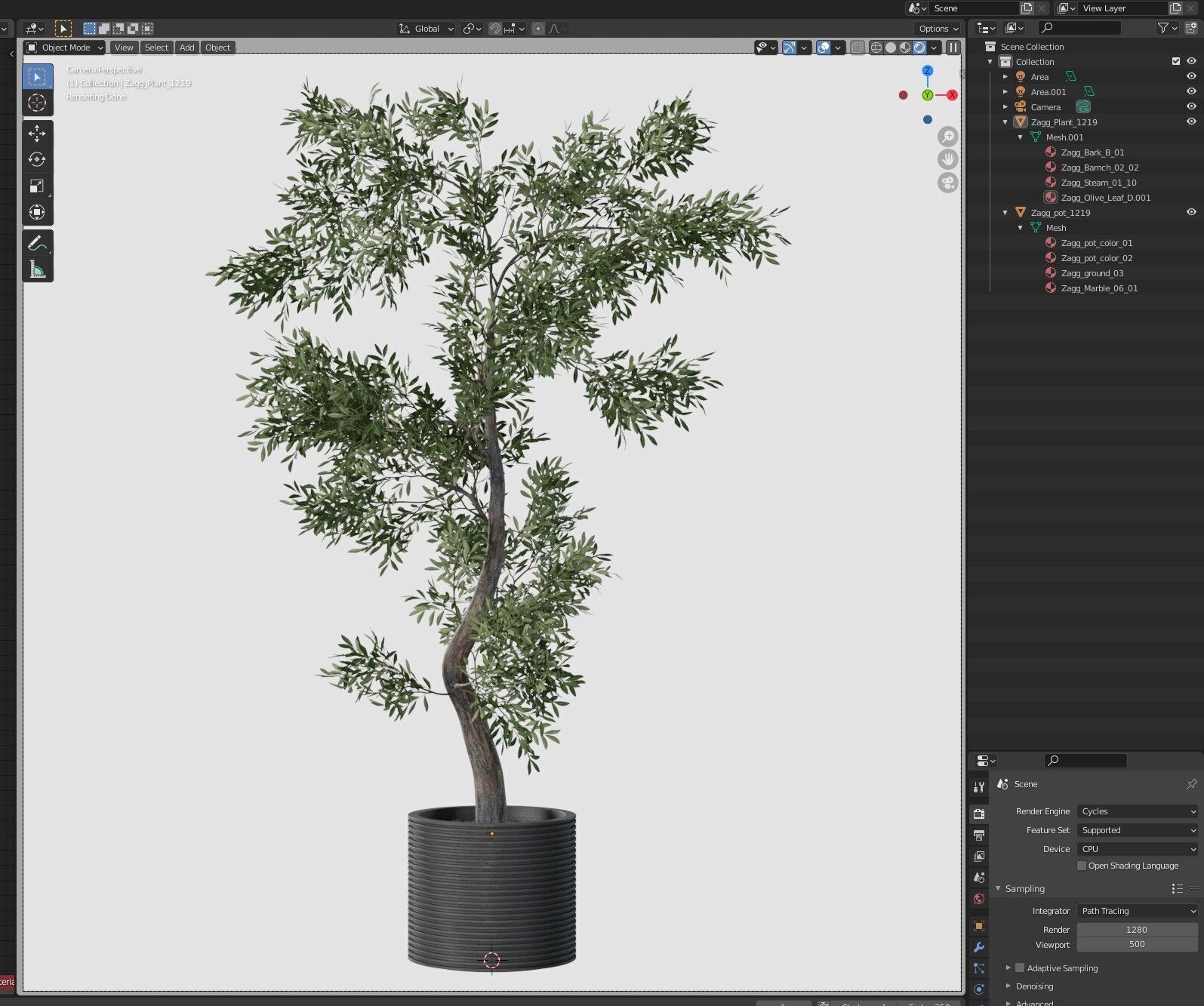 Plant 1219 3D model_6