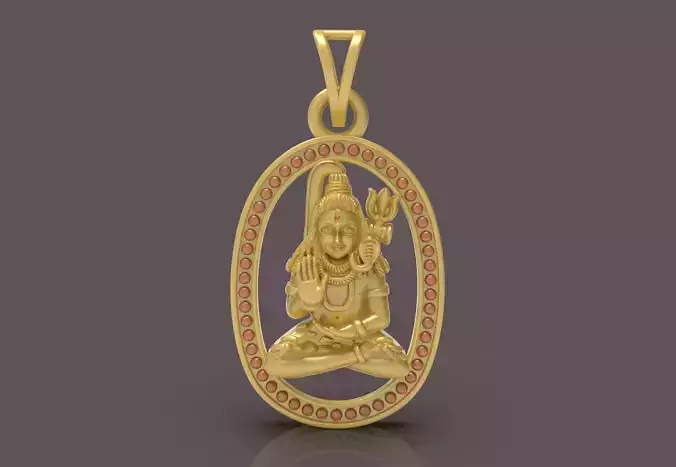 Lord Shiva Pendant - 0092