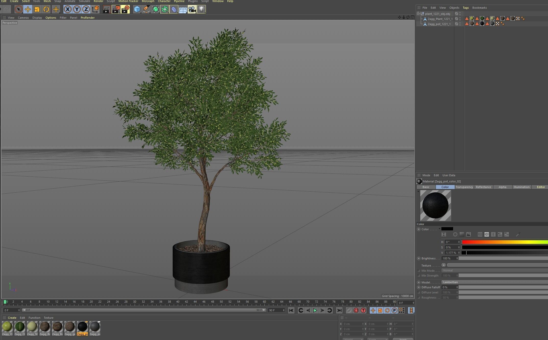 Plant 1221 3D model_7