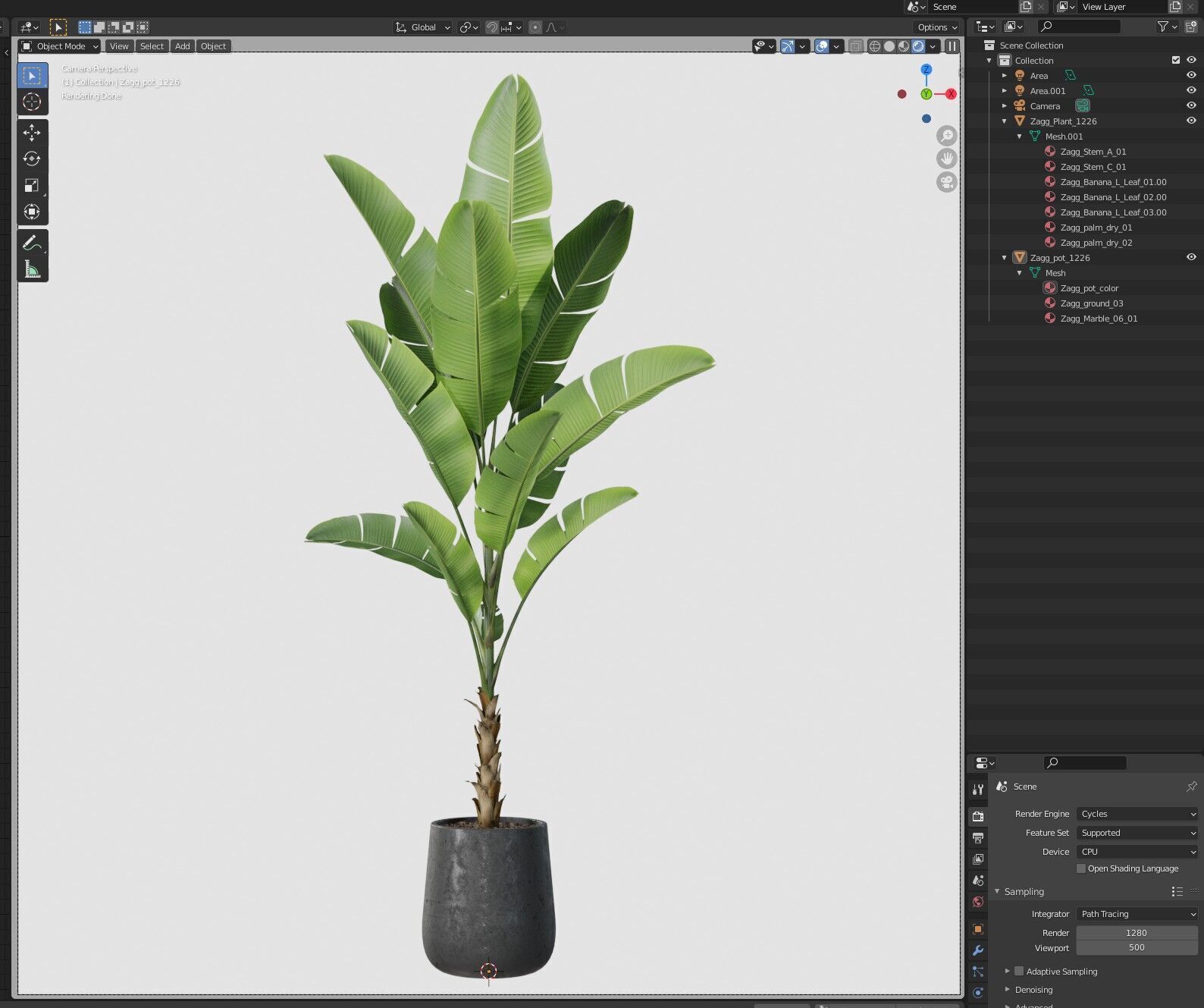 Plant 1226 3D model_6