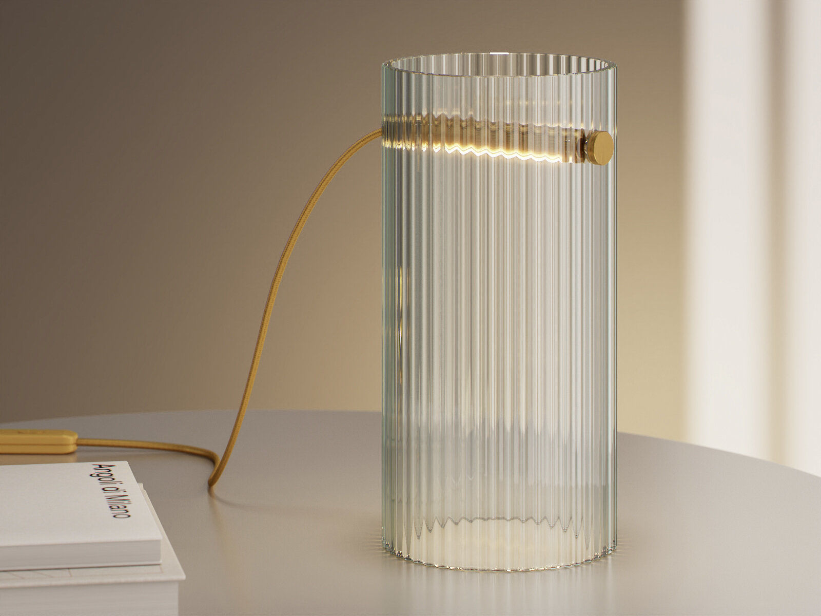 Doric Table Lamp 3D model_1