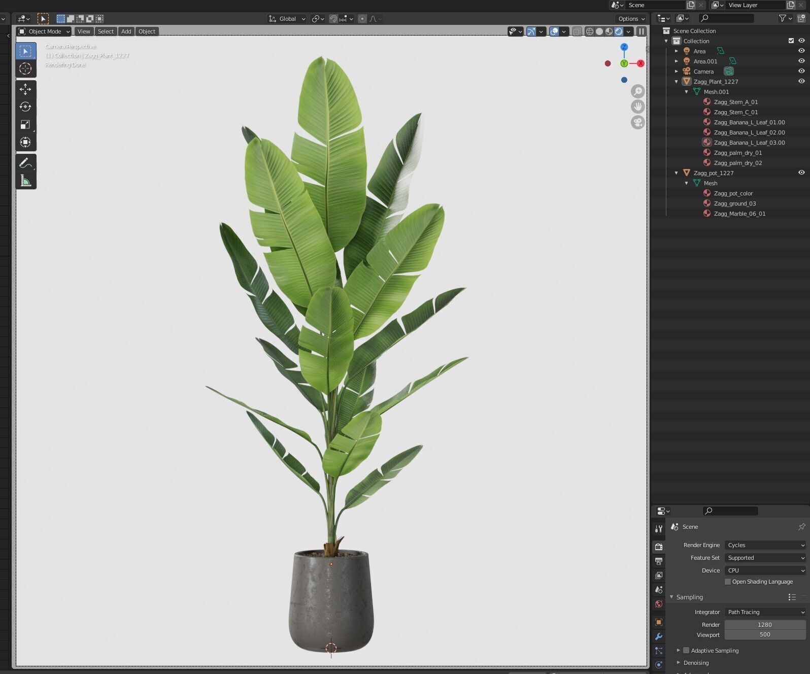 Plant 1227 3D model_6