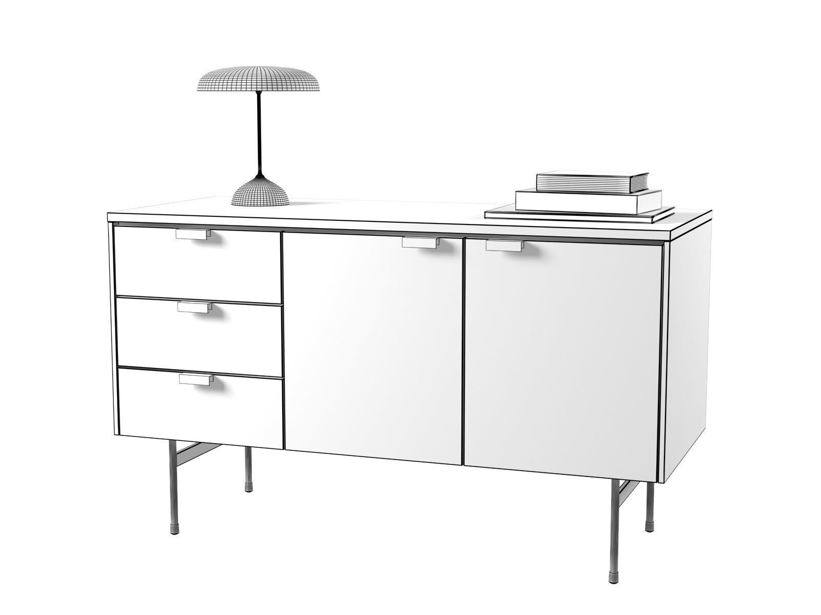 Tanis Sideboard 3D model_2