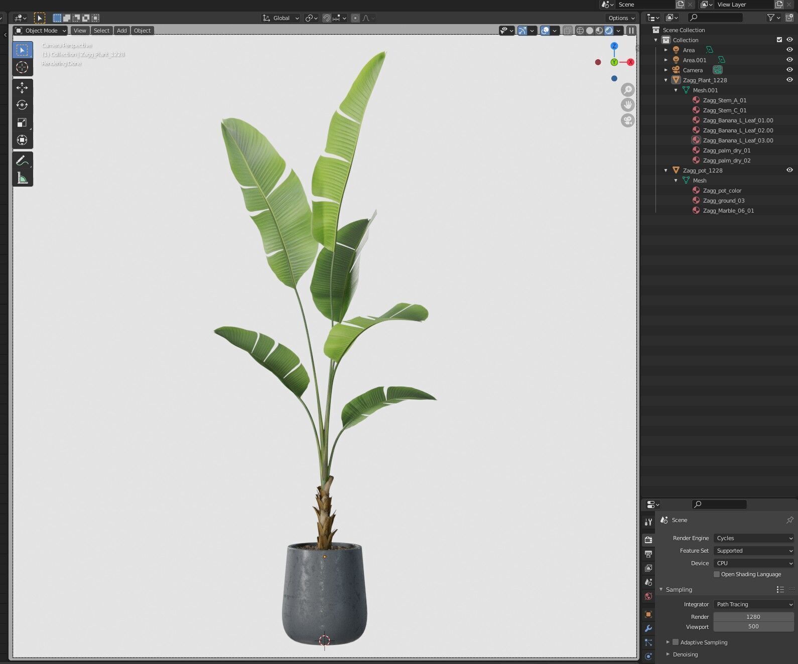Plant 1228 3D model_6