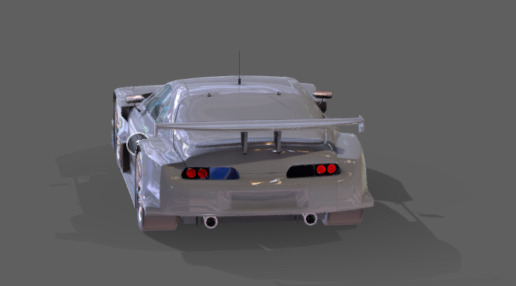 3D Supra car model 3D model_2