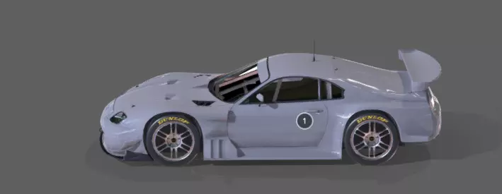 3D Supra car model 3D model_0
