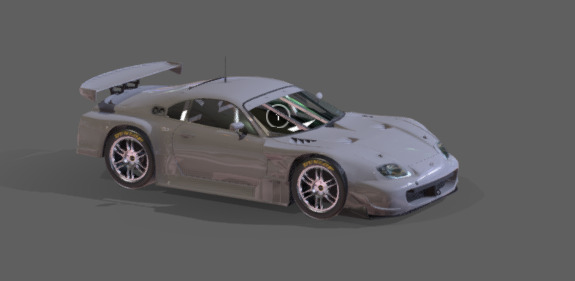 3D Supra car model 3D model_4