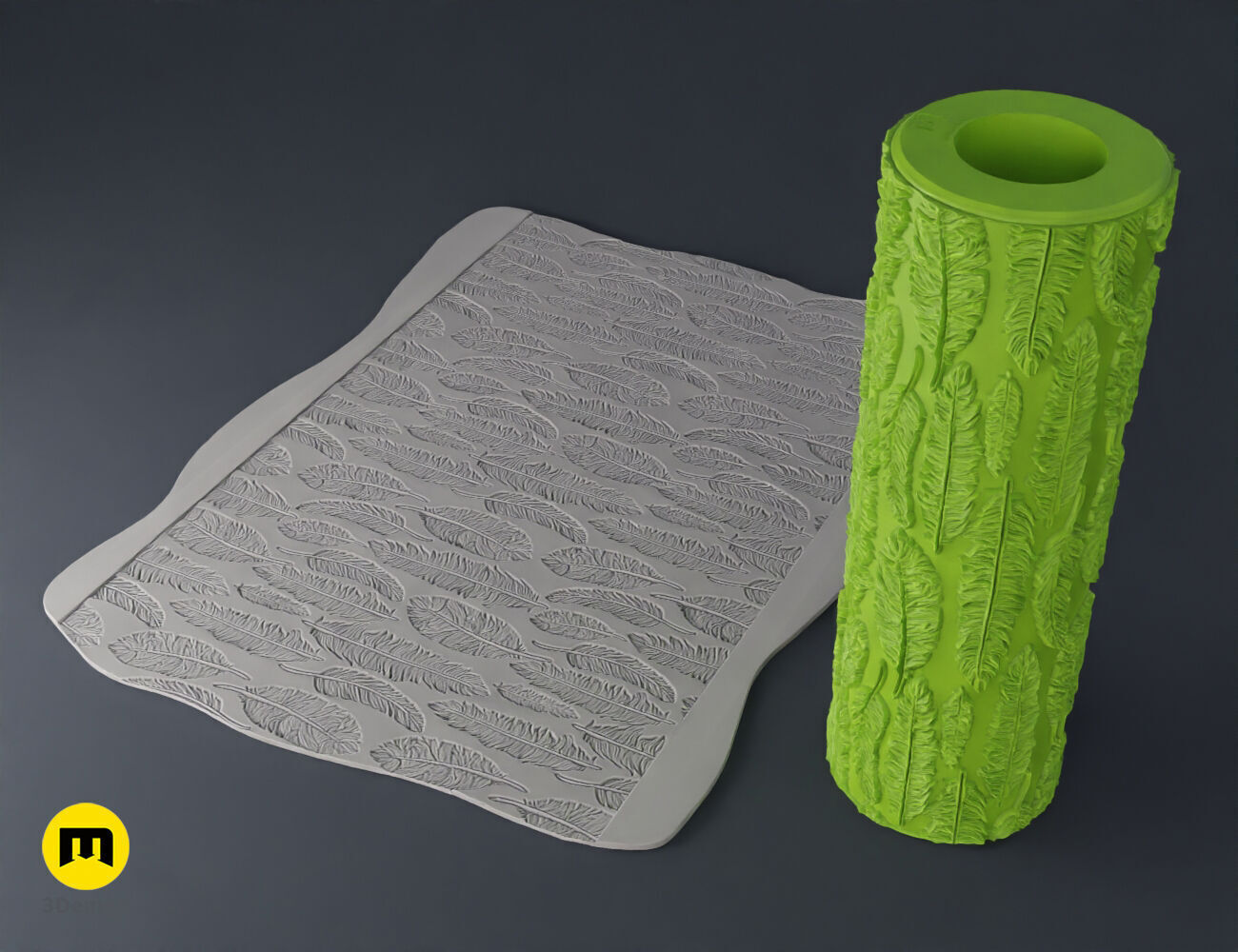 Texture Rollers - Nature 3D print model_11