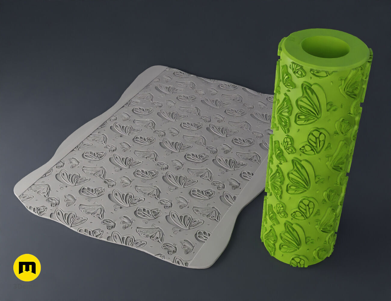 Texture Rollers - Nature 3D print model_8