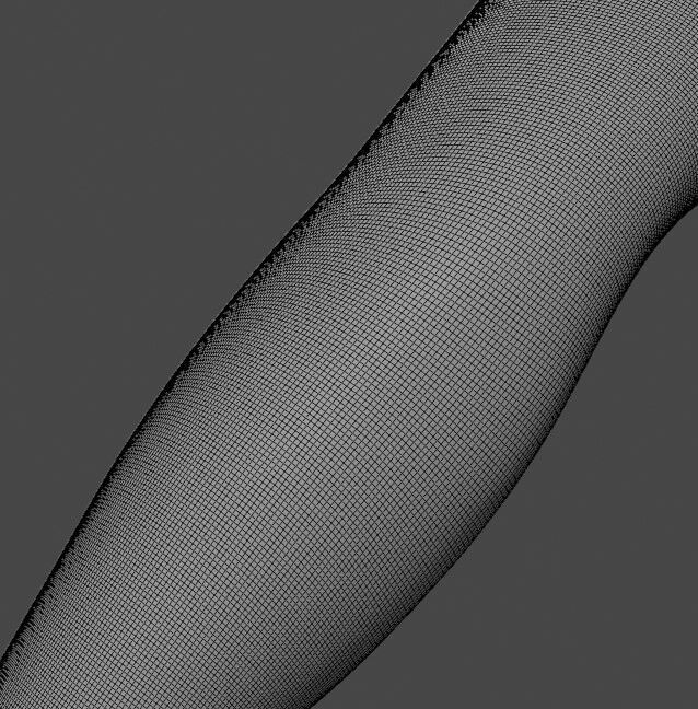 Human topology design Free 3D model_2