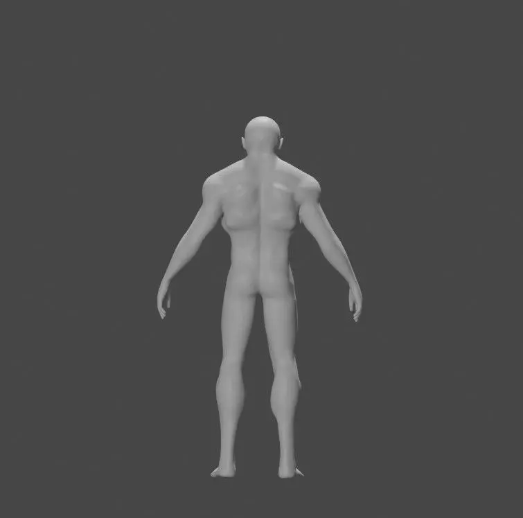 Human topology design Free 3D model_0