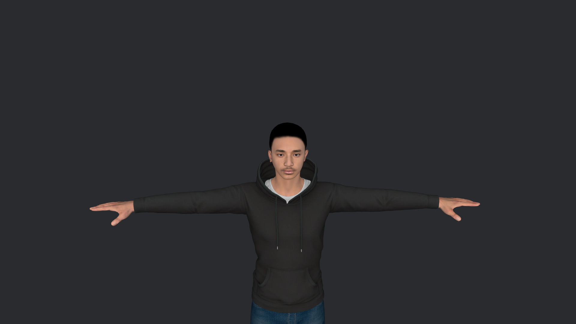 Jaden Smith Hyper Realistic Full Body  Rigged 3D Character 3D model_11