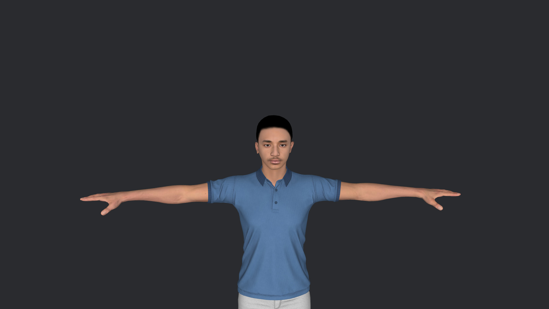 Jaden Smith Hyper Realistic Full Body  Rigged 3D Character 3D model_6